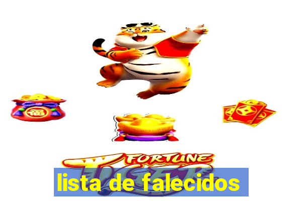 lista de falecidos